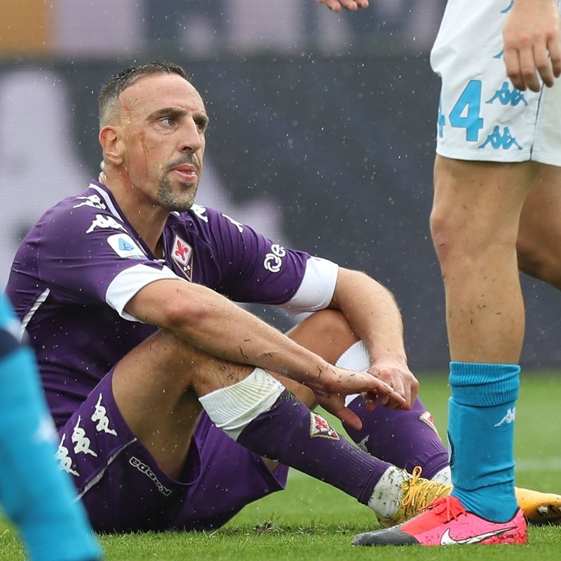 Ribery deixa a Fiorentina mas pode continuar no futebol italiano