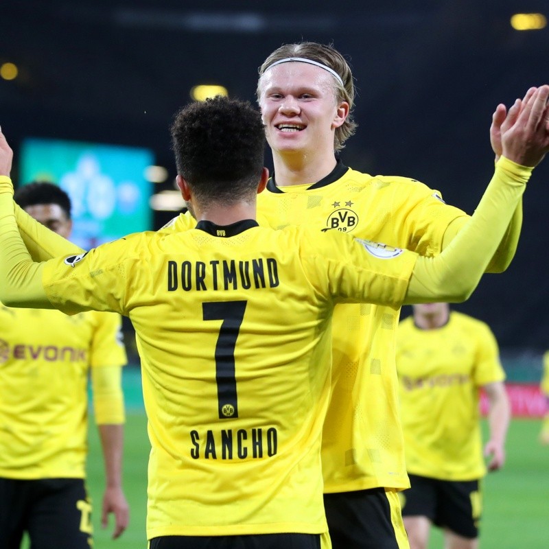 Em entrevista, Haaland fala sobre triste saída de Sancho e comenta sobre seu futuro no Dortmund