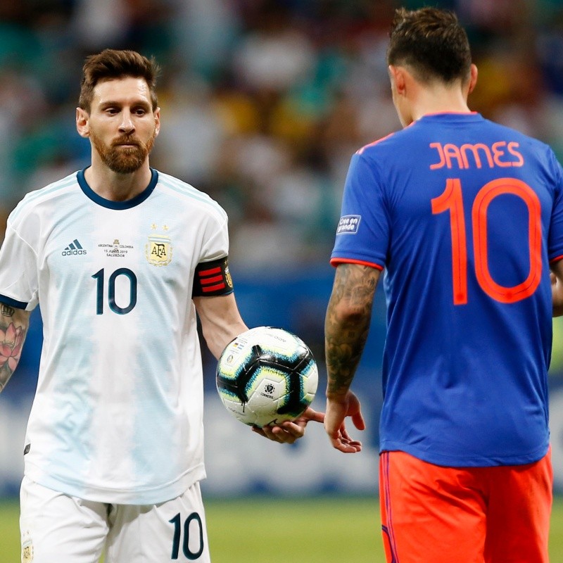 James Rodríguez fala sobre Messi e diz onde gostaria de ver o craque jogando