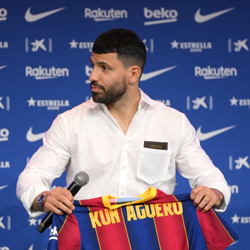 Aguero revela ter recusado a camisa 10 do Barcelona e cita motivo em especial