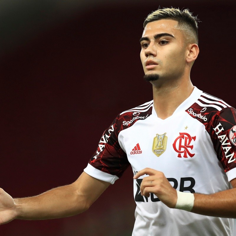 Andreas Pereira faz promessa à torcida do Flamengo