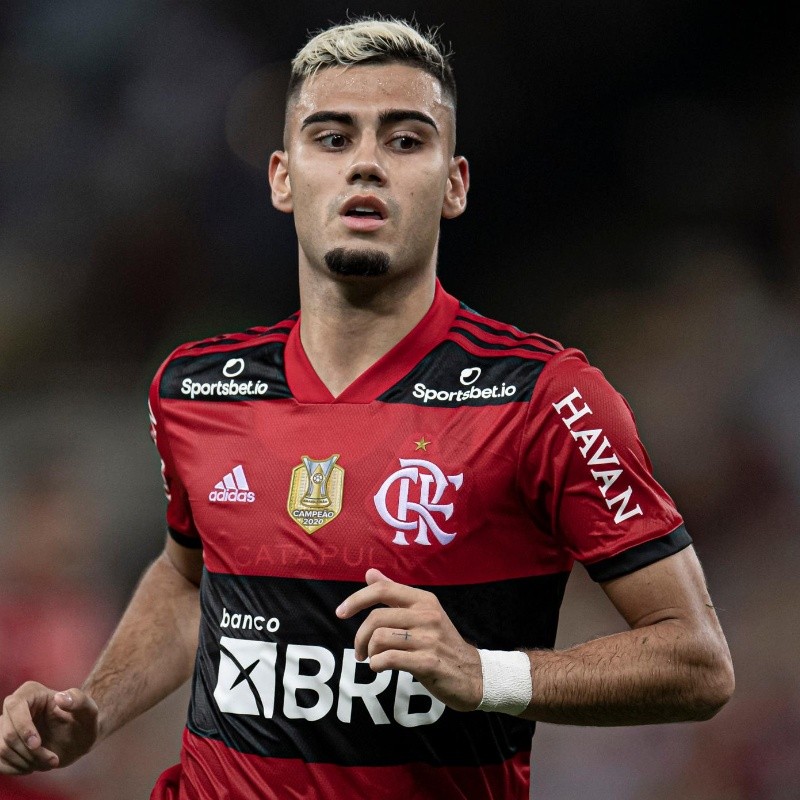 Andreas avisa United sobre desejo de permanecer no Flamengo