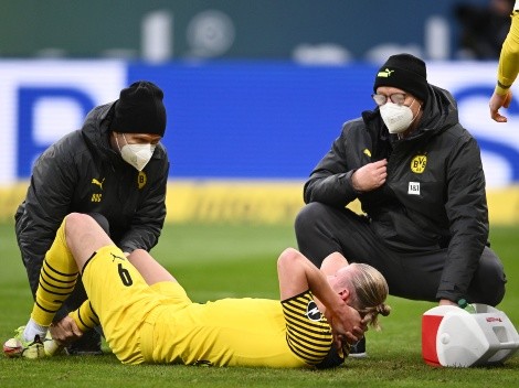 ¿Por qué Haaland debió salir en el entretiempo del partido del Borussia Dortmund?