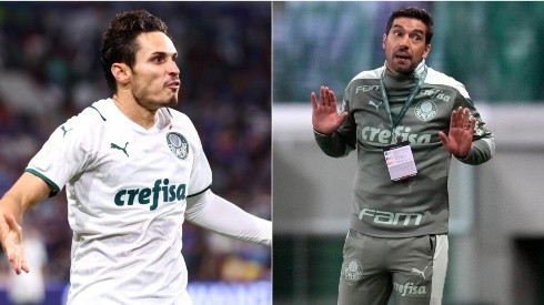 Raphael Veiga e Abel Ferreira, meia e treinador do Palmeiras, respectivamente (Foto: Getty Images)