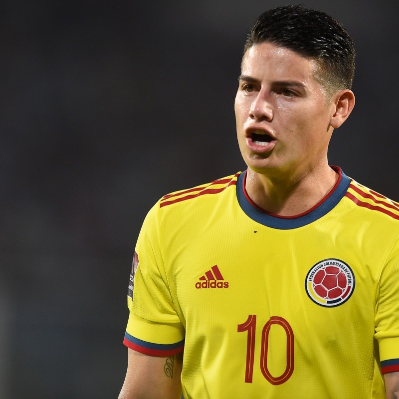 Já pensou? James Rodríguez curte postagem e agita torcida de gigante brasileiro