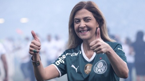 Leila Pereira, presidente do Palmeiras (Foto: Ettore Chiereguini/AGIF)