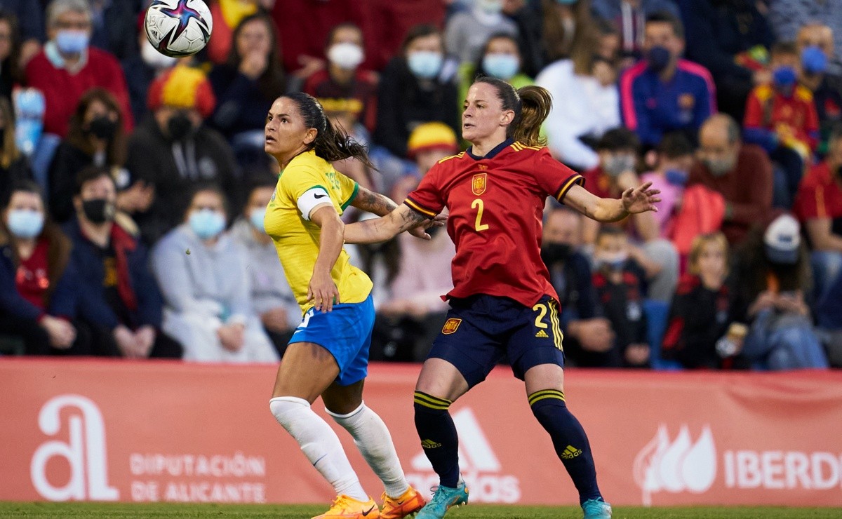 Brasil empató con España en un amistoso