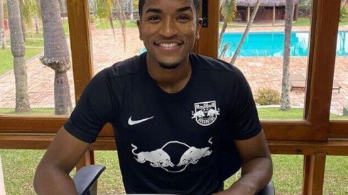 Kauan assinou com o RB Bragantino até dezembro de 2024 (Foto: Reprodução)