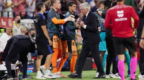 Ancelotti elogia o Real após virada contra o Sevilla pela La Liga (Foto: Joaquin Corchero/Europa Press via Getty Images)
