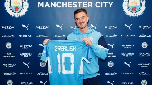 Manchester City Unveil New Signing Jack Grealish