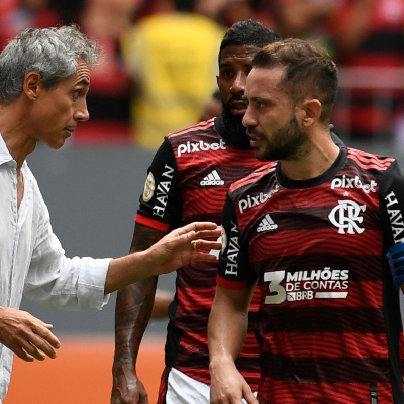 Paulo Sousa lamenta sobre dificuldade do Flamengo que custou duelo contra o Botafogo