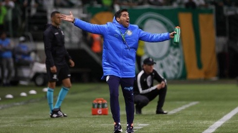 Abel Ferreira revelou na coletiva após o jogo que não viu a disputa de pênaltis entre Palmeiras e Atlético-MG (Foto: Cesar Greco/Palmeiras)
