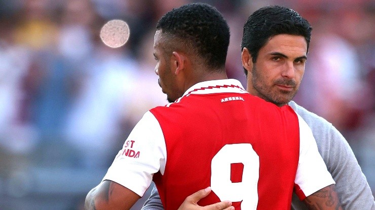 Mikel Arteta diz que Gabriel Jesus é uma grande ameaça aos adversários (Foto: Alexander Hassenstein/Getty Images)