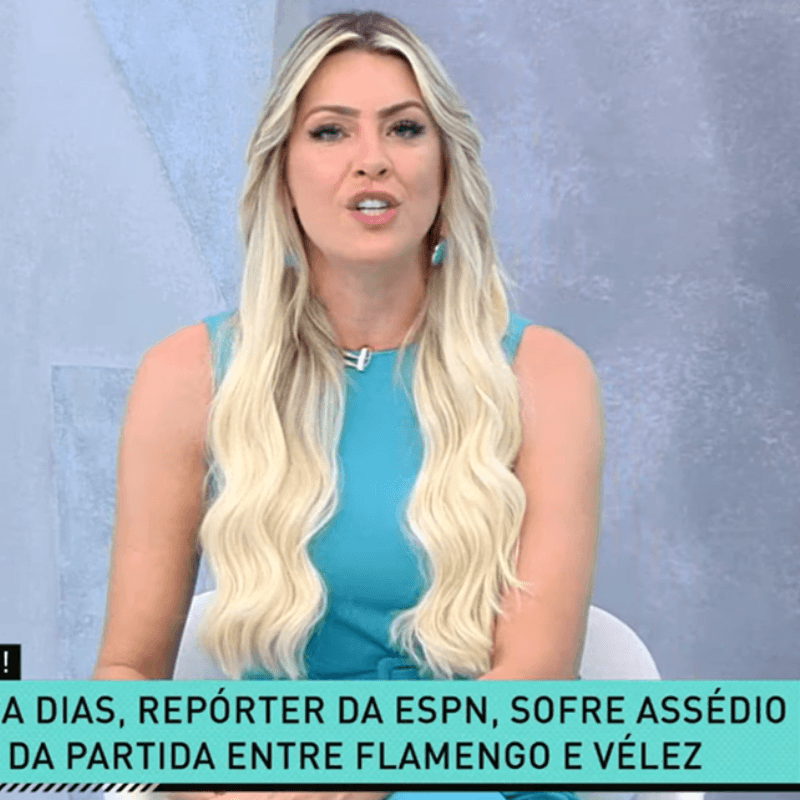 Renata Fan não se cala e repudia "beijo" de torcedor do Flamengo em repórter da ESPN