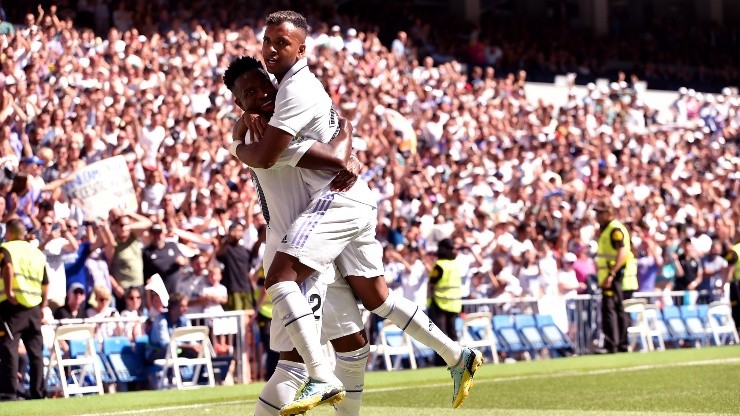 Jornal espanhol compara Vinícius Júnior e Rodrygo a Pelé, após início de temporada pelo Real Madrid (Foto: Denis Doyle/Getty Images)