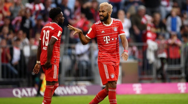 Jogadores do Bayern de Munique comemoram gol (Foto: Getty Images)