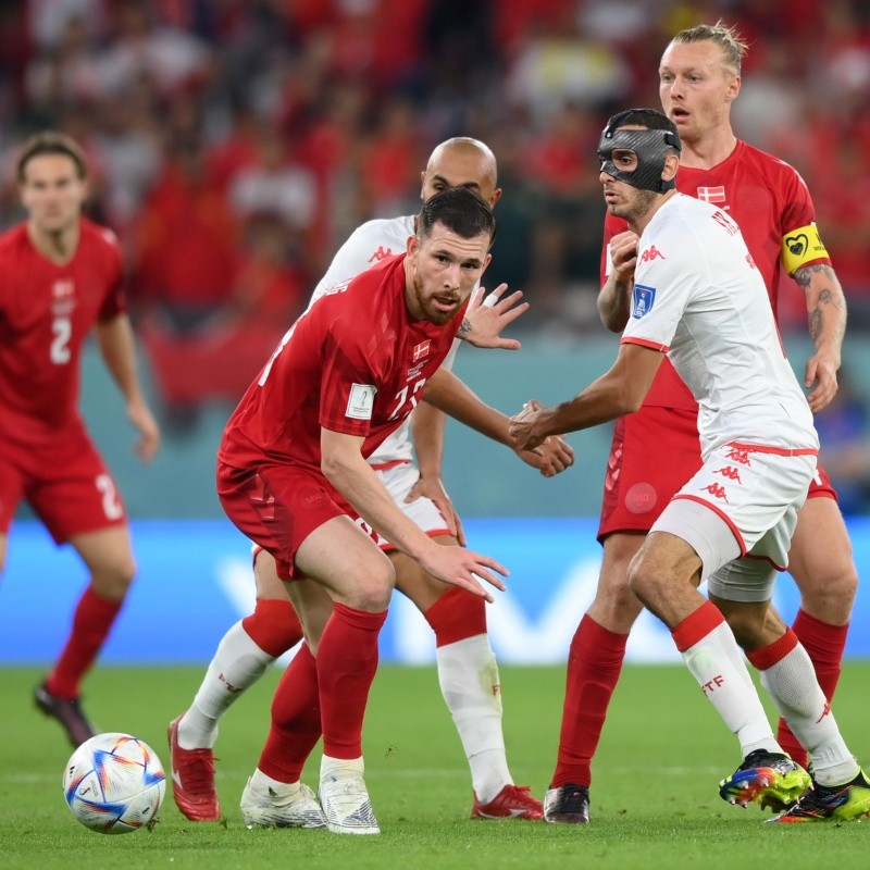 Em partida sem muita emoção, Dinamarca e Tunísia empatam pela Copa do Mundo