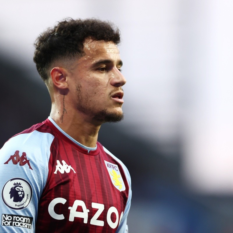 Aston Villa aceita negociar, e Coutinho pode fechar com gigante carioca nas próximas semanas