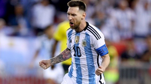 Jamaica v Argentina Lionel Messi Celebrate