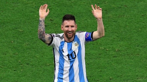 La alegría de Lionel Messi.