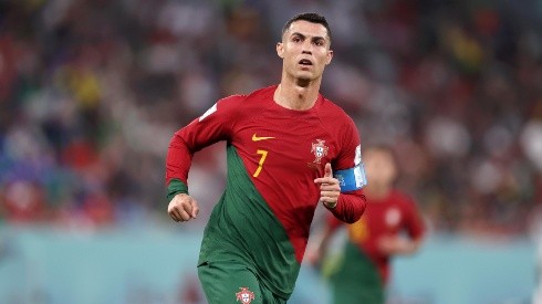 Cristiano Ronaldo en el Mundial de Qatar 2022.