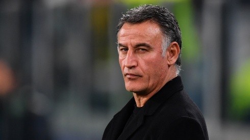 Christophe Galtier, treinador do PSG, quer a contratação de joia do futebol francês