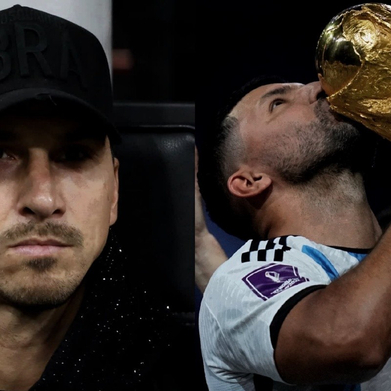 Ibrahimovic é detonado na web por Kun Aguero: "E Messi venceu. Talvez isso te deixe com raiva"