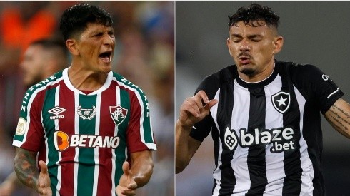 Cano e Tiquinho Soares são os centroavantes de Fluminense e Botafogo (Foto: Getty Images)