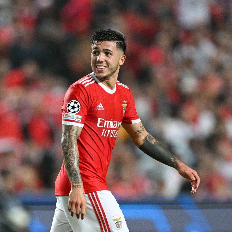 Enzo Fernández faz post se despedindo do Benfica e da alfinetada na imprensa europeia