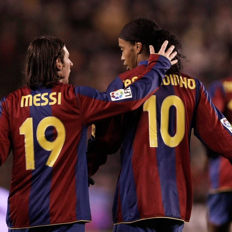 Ronaldinho é sincero e explica porque nunca afirmou que Messi é o melhor jogador de todos os tempos