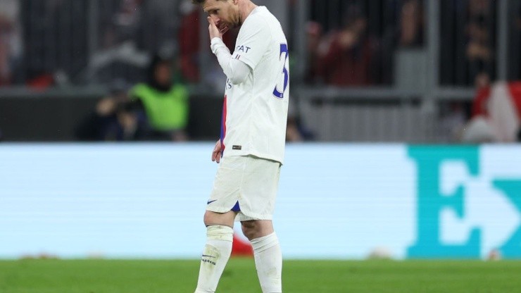 Foto: Alex Grimm/Getty Images - Messi na partida entre PSG e Bayern de Munique