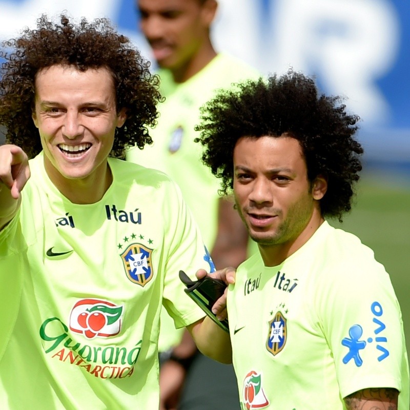 David Luiz manda recado a Marcelo, do Fluminense