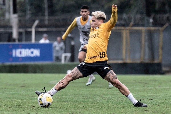 Soteldo tem lesão na coxa detectada (Foto: Ivan Storti/Santos FC)